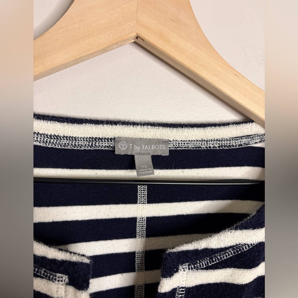 Women’s T By Talbots Split Neck Drawstring Waist … - image 6